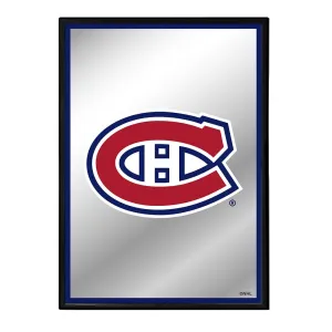Montreal Canadiens: Logo - Framed Mirrored Wall Sign