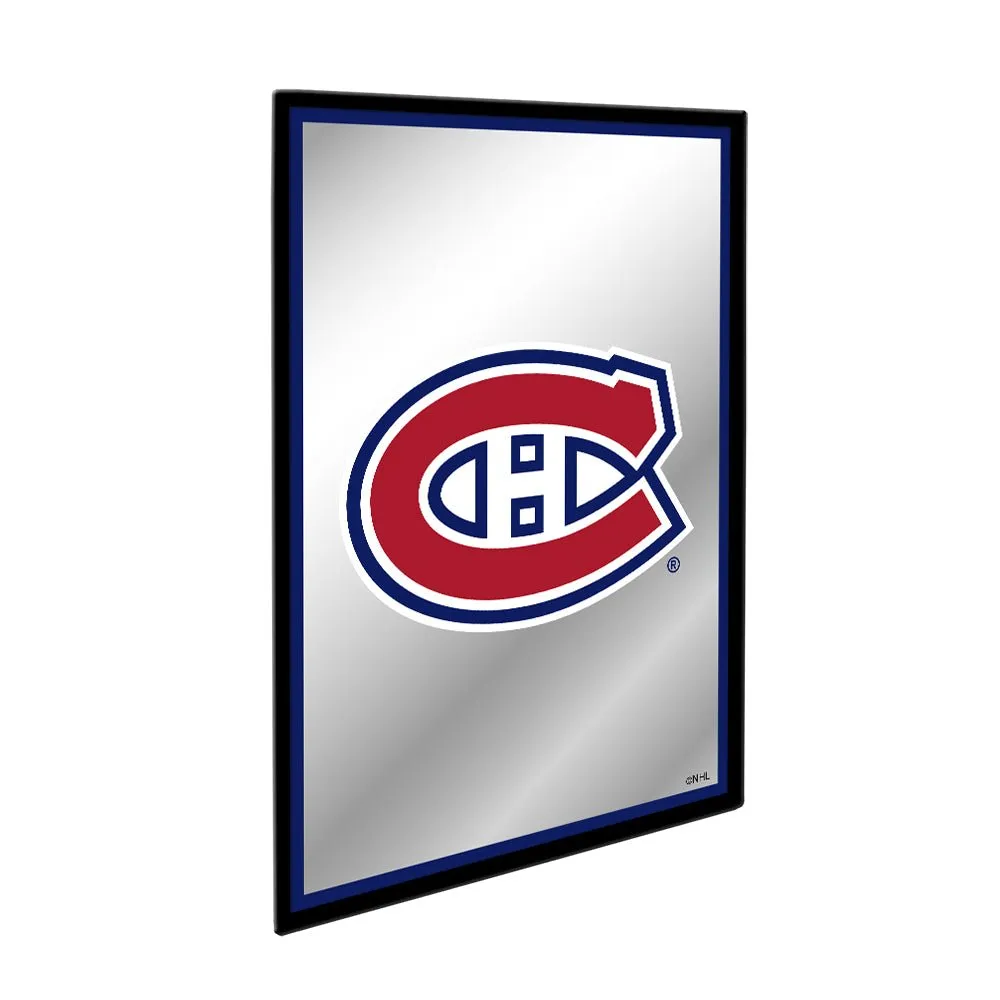 Montreal Canadiens: Logo - Framed Mirrored Wall Sign