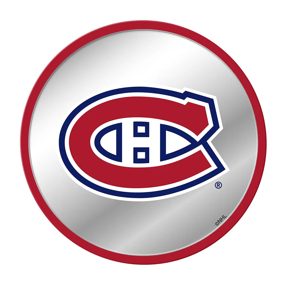 Montreal Canadiens: Modern Disc Mirrored Wall Sign