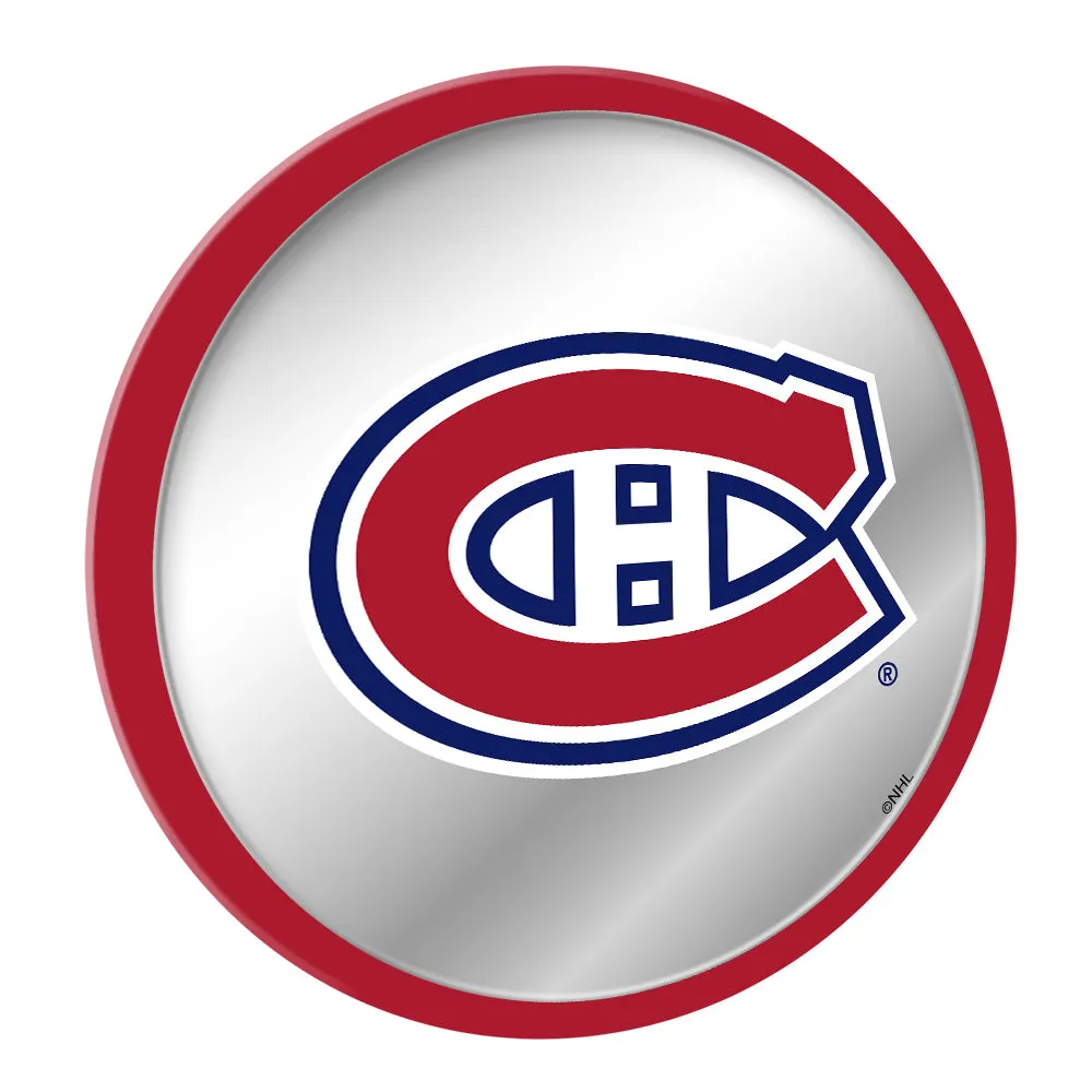 Montreal Canadiens: Modern Disc Mirrored Wall Sign