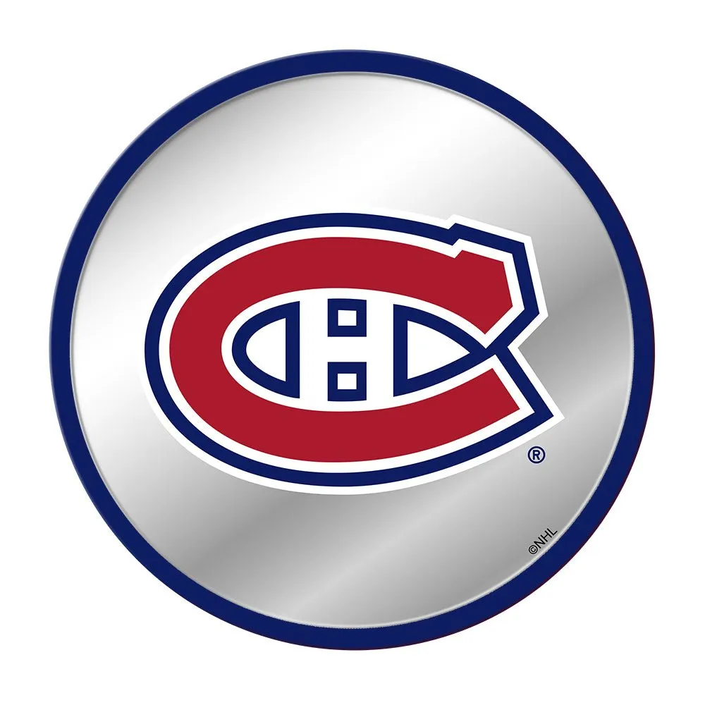 Montreal Canadiens: Modern Disc Mirrored Wall Sign