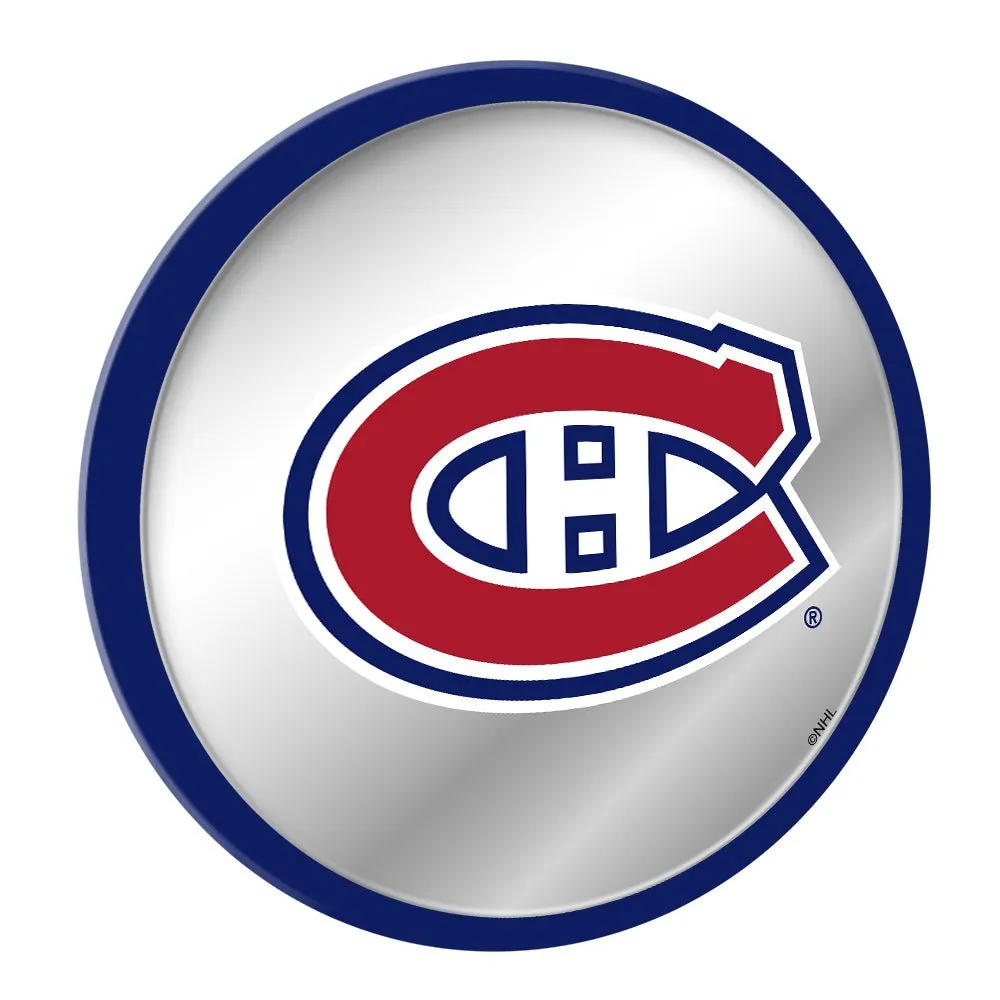 Montreal Canadiens: Modern Disc Mirrored Wall Sign