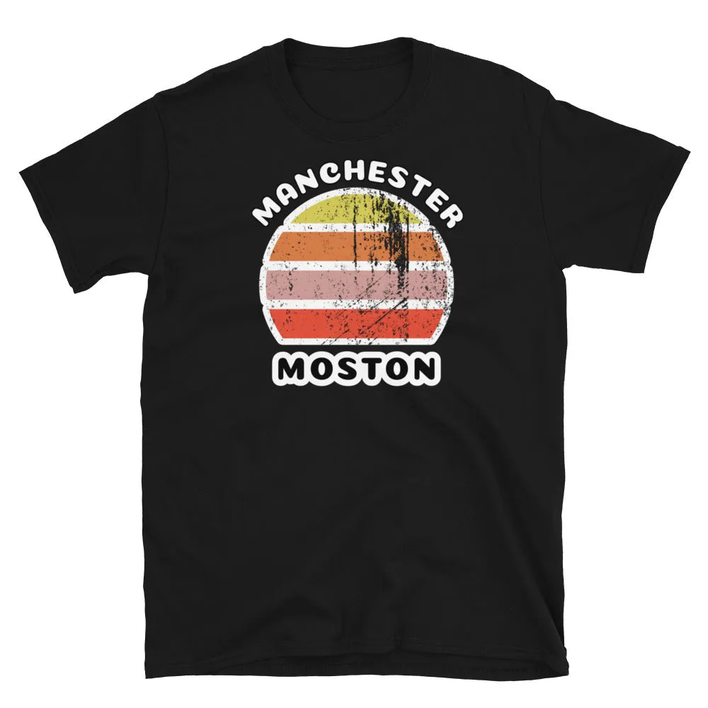 Moston Manchester Vintage Sunset T-Shirt