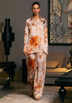 Moth printed kurti and pants