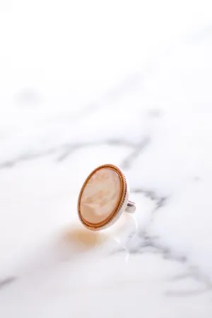 Mother of Pearl Statement Ring