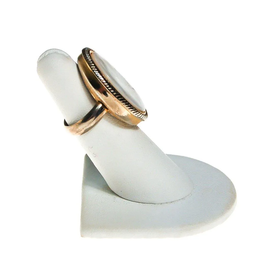 Mother of Pearl Statement Ring