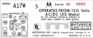 MOTOROLA-A17W