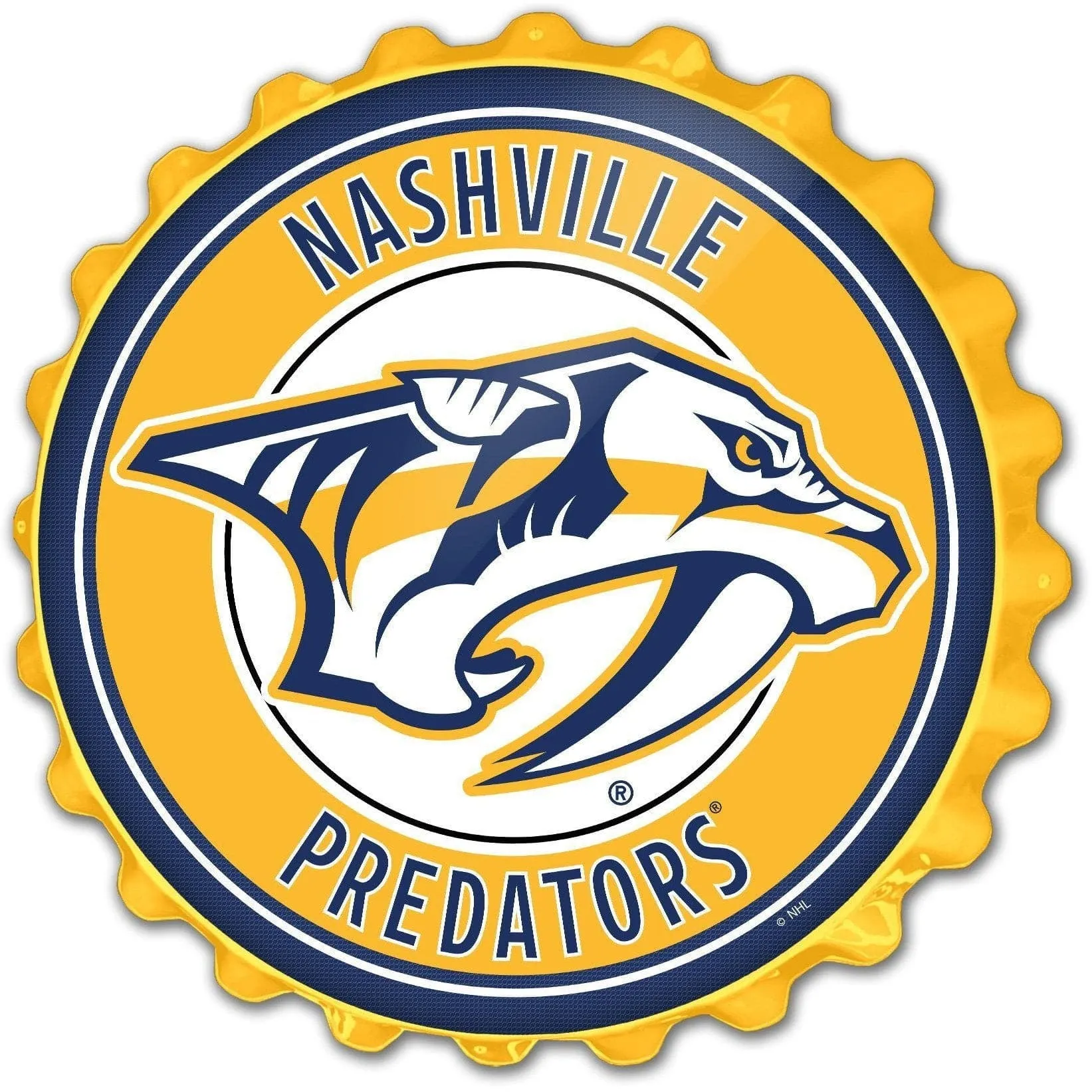 Nashville Predators: Bottle Cap Wall Sign