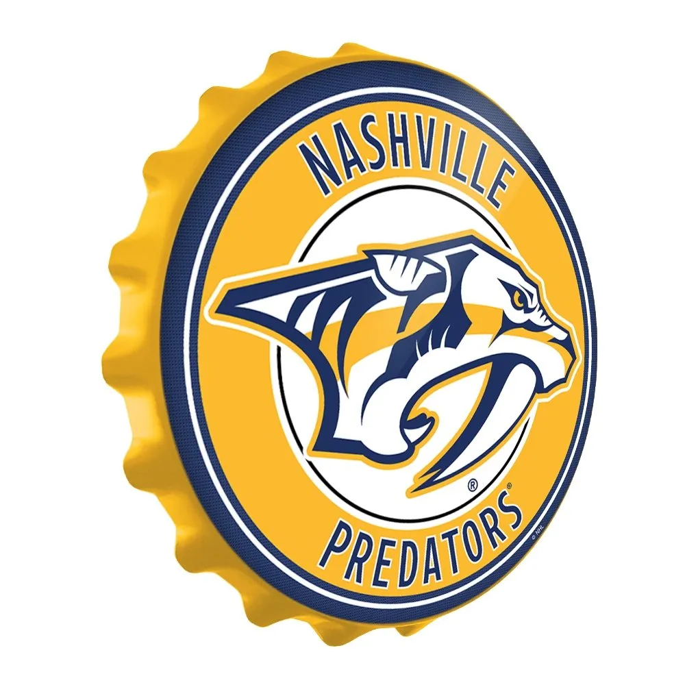 Nashville Predators: Bottle Cap Wall Sign