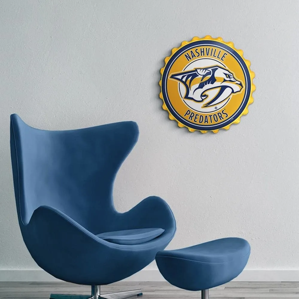 Nashville Predators: Bottle Cap Wall Sign