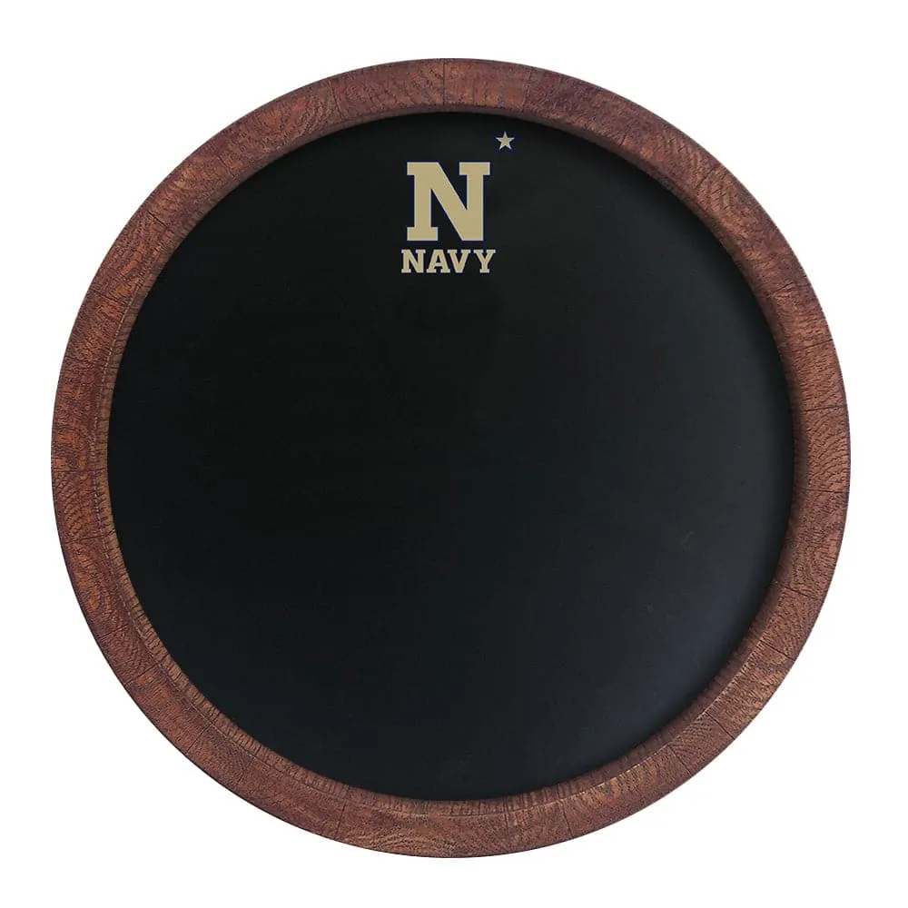 Navy Midshipmen: Chalkboard "Faux" Barrel Top Sign