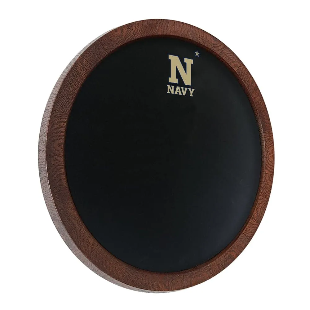 Navy Midshipmen: Chalkboard "Faux" Barrel Top Sign