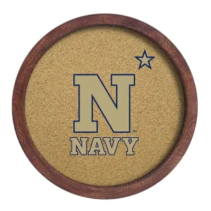Navy Midshipmen: "Faux" Barrel Top Cork Note Board