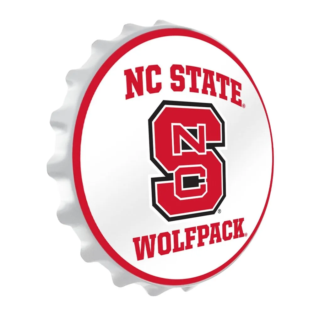 NC State Wolfpack: Block S - Bottle Cap Wall Sign
