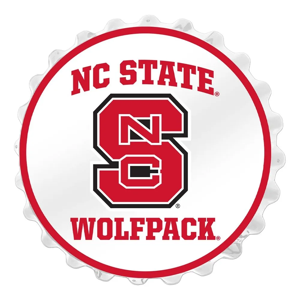 NC State Wolfpack: Block S - Bottle Cap Wall Sign