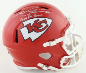 Neil Smith Signed Full Size Kansas City Chiefs Helmet Ins 6x Pro Bowl (Schwartz)