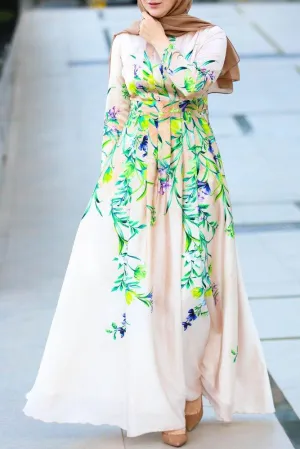 Neon Modest Dress