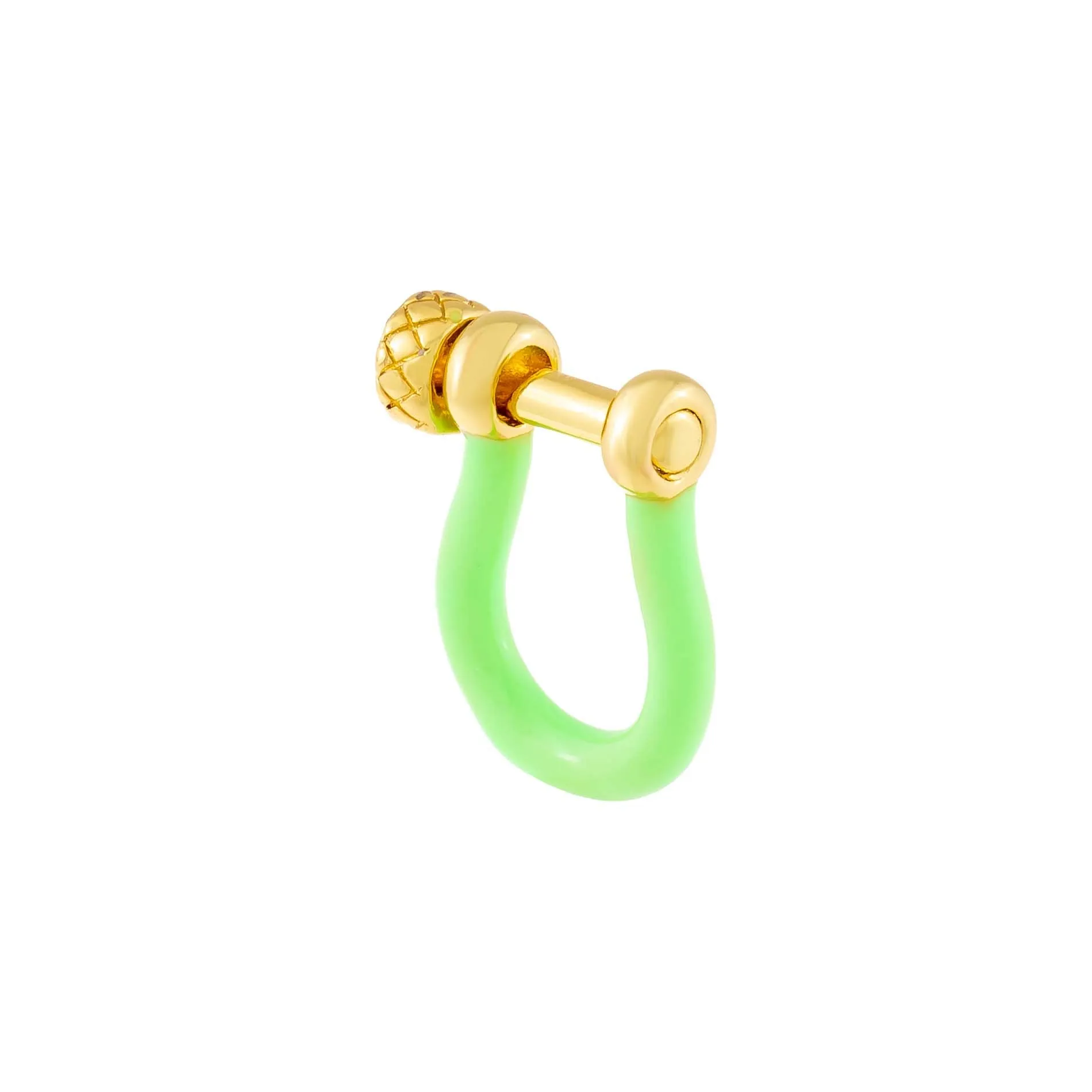 Neon U Shaped Lock Charm