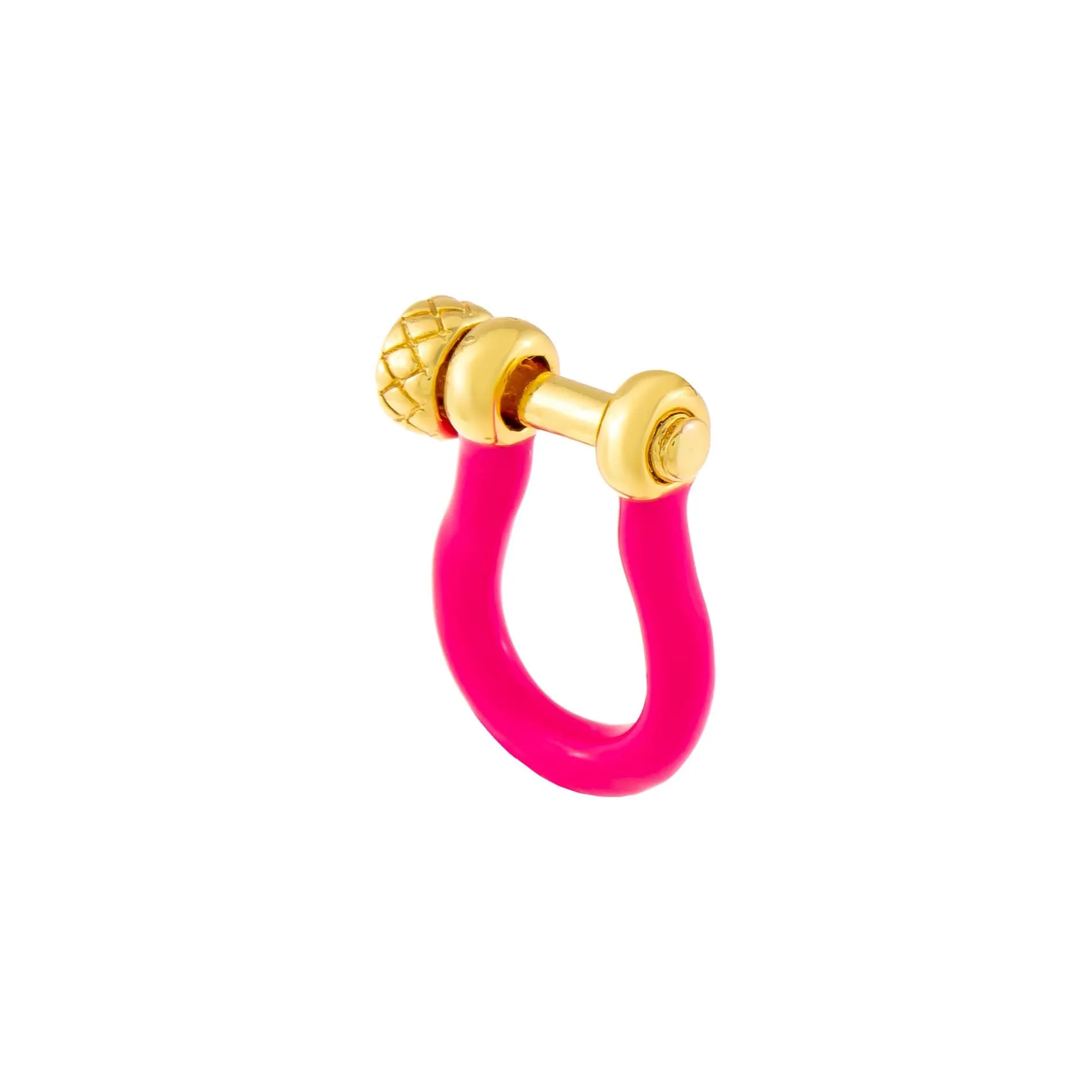Neon U Shaped Lock Charm
