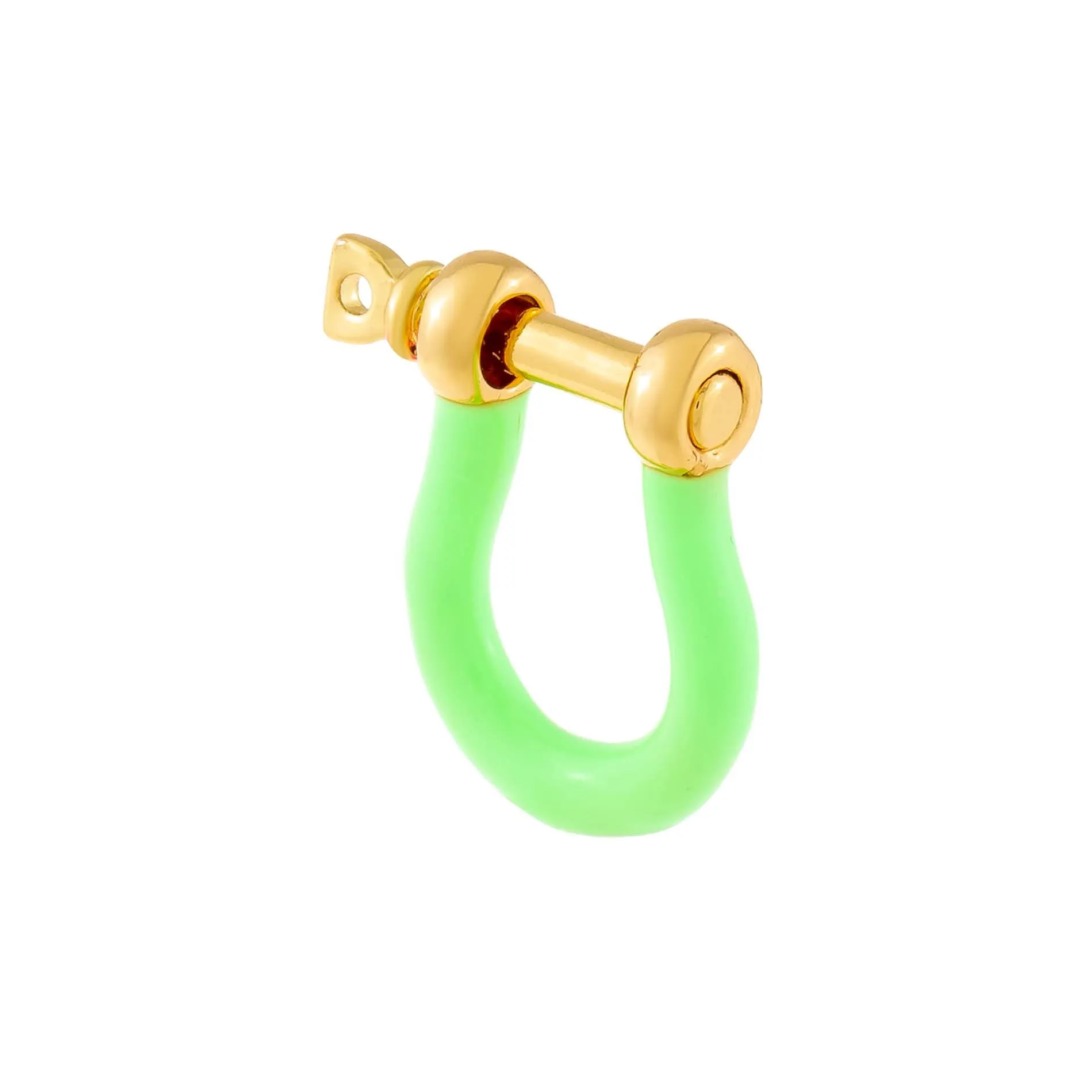 Neon U Shaped Lock Charm