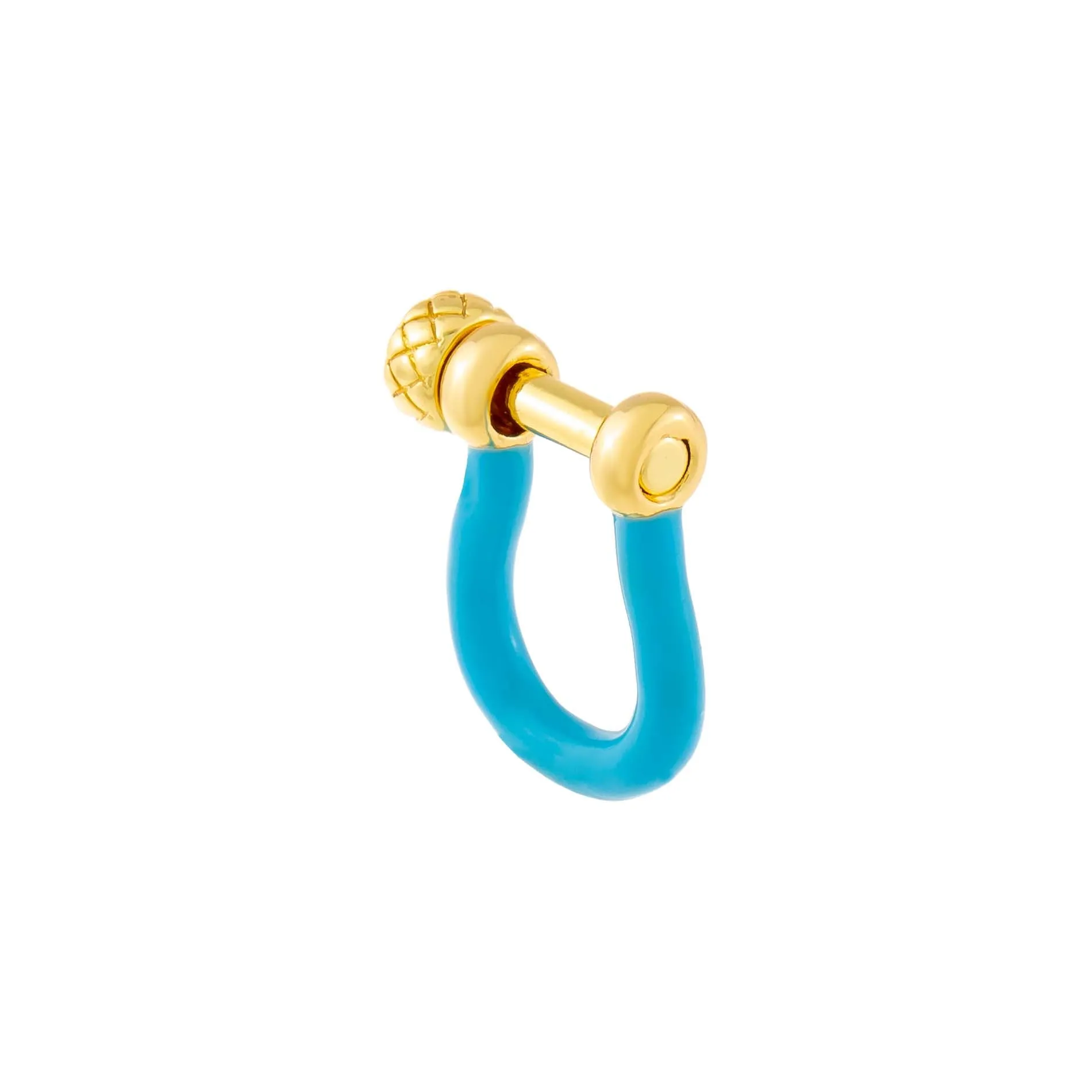 Neon U Shaped Lock Charm