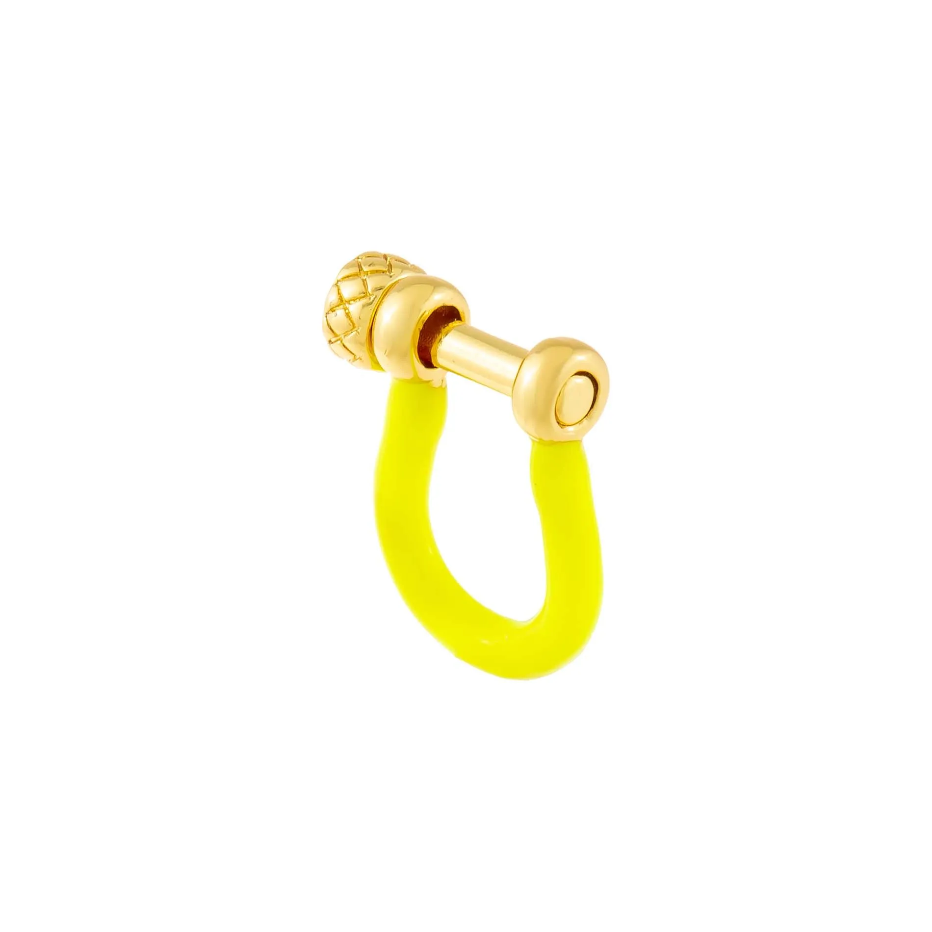 Neon U Shaped Lock Charm