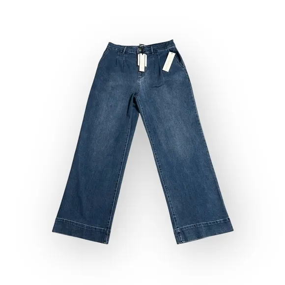 NEW BAGATELLE Denim Wide Leg Trouser Jean Size 30 31” inseam