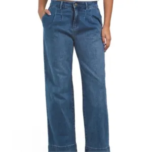 NEW BAGATELLE Denim Wide Leg Trouser Jean Size 30 31” inseam