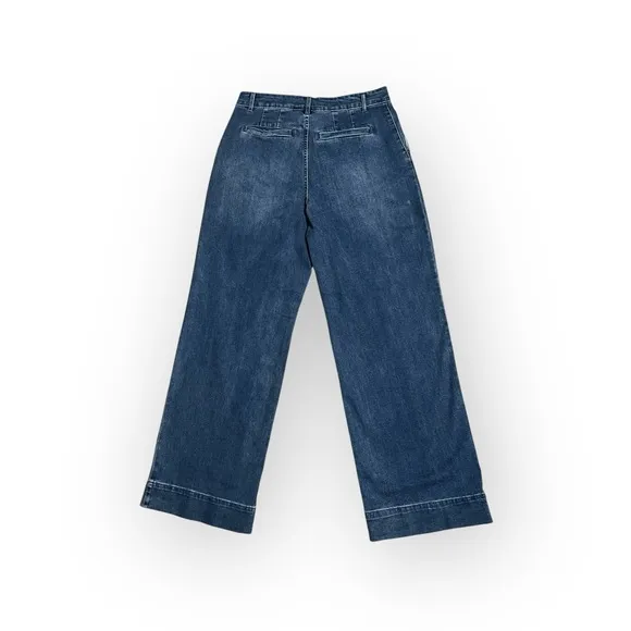 NEW BAGATELLE Denim Wide Leg Trouser Jean Size 30 31” inseam