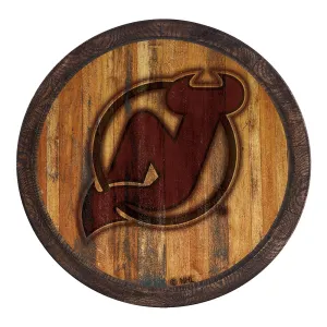 New Jersey Devils: Branded "Faux" Barrel Top Sign