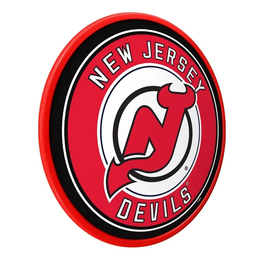 New Jersey Devils: Modern Disc Wall Sign