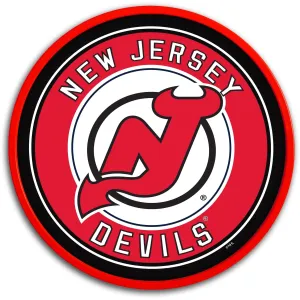 New Jersey Devils: Modern Disc Wall Sign