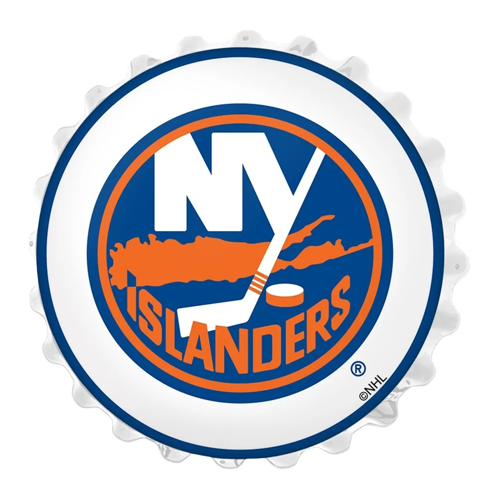 New York Islanders: Bottle Cap Wall Light