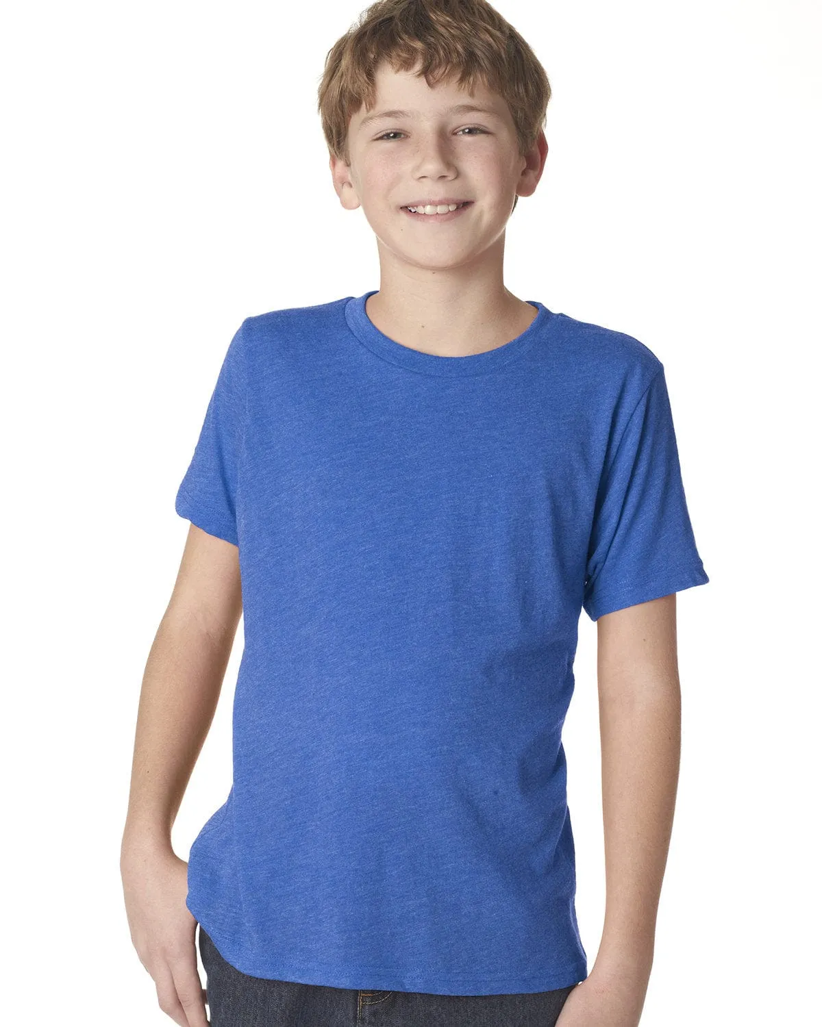 Next Level Boys Triblend Crew Tee | Vintage Royal