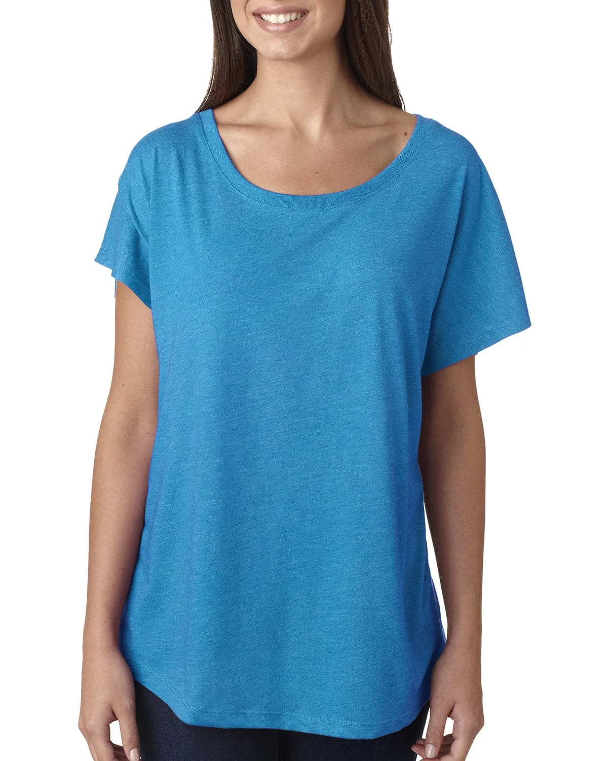 Next Level Ladies Triblend Dolman | Vintage Turq
