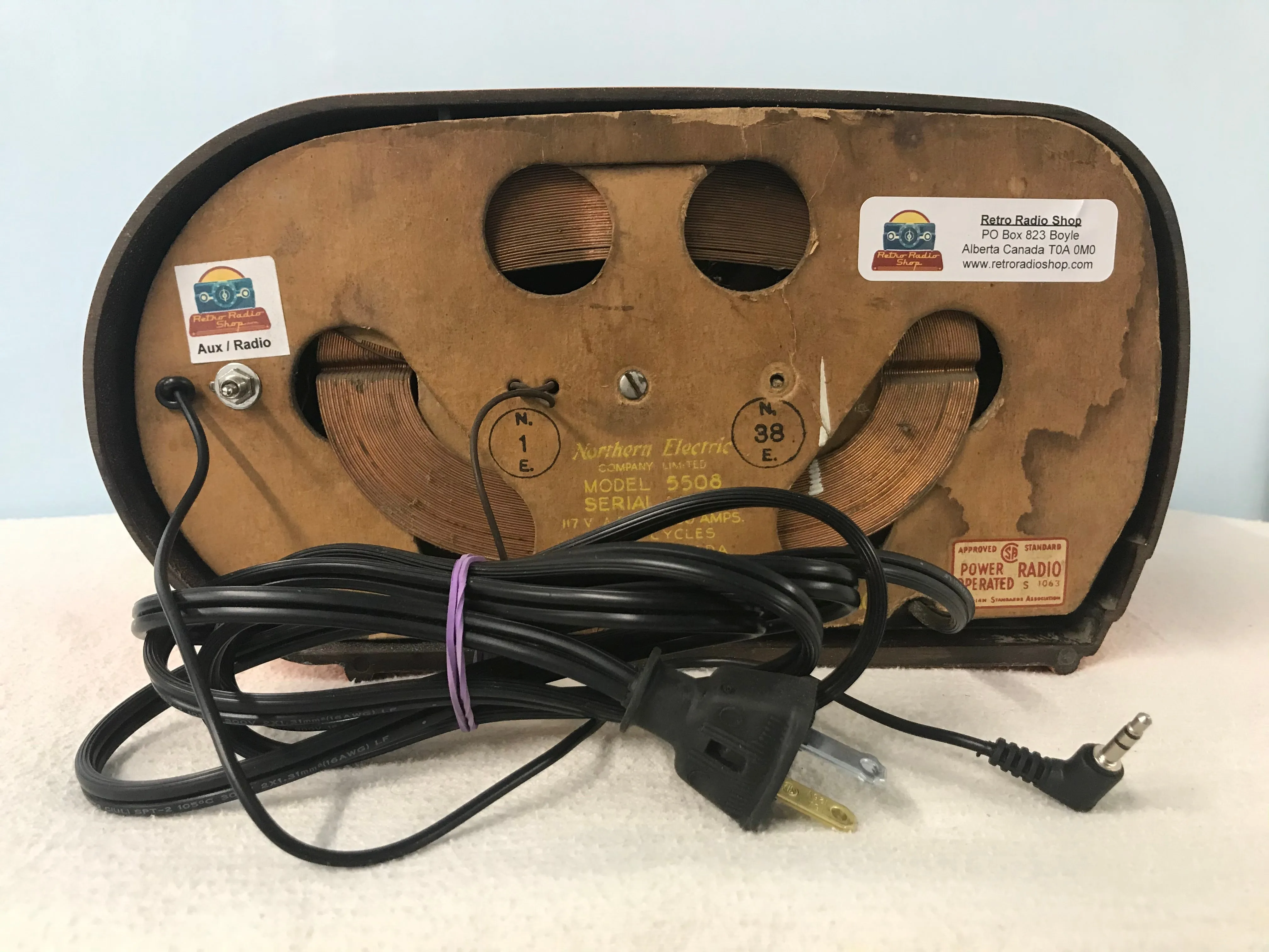 Northern Electric “Bullet” Tube Radio With Bluetooth input.
