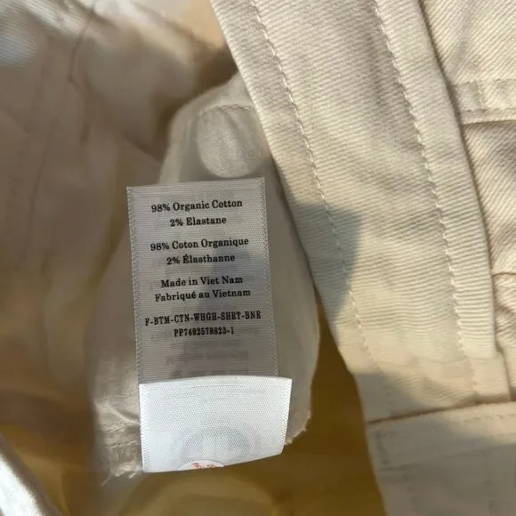 NWOT Everlane The Utility Short In Bone Size 2