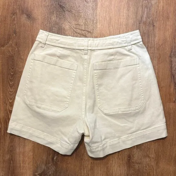 NWOT Everlane The Utility Short In Bone Size 6