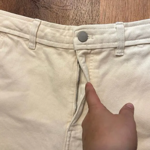 NWOT Everlane The Utility Short In Bone Size 6