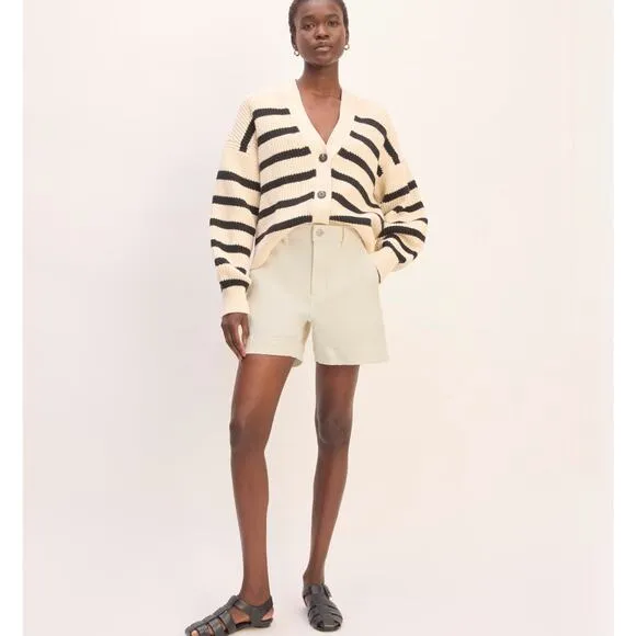 NWOT Everlane The Utility Short In Bone Size 6