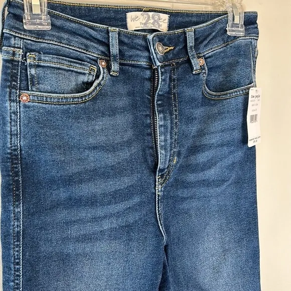 NWT Free People high waist raw hem jeans jegging size 6