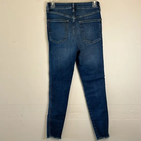 NWT Free People high waist raw hem jeans jegging size 6