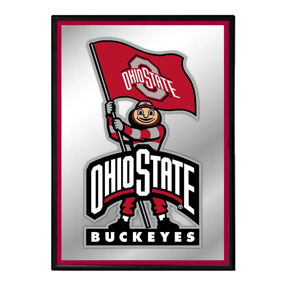 Ohio State Buckeyes: Mascot - Framed Mirrored Wall Sign