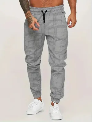 Olivier – Retro-Karo Joggingbroek voor Heren