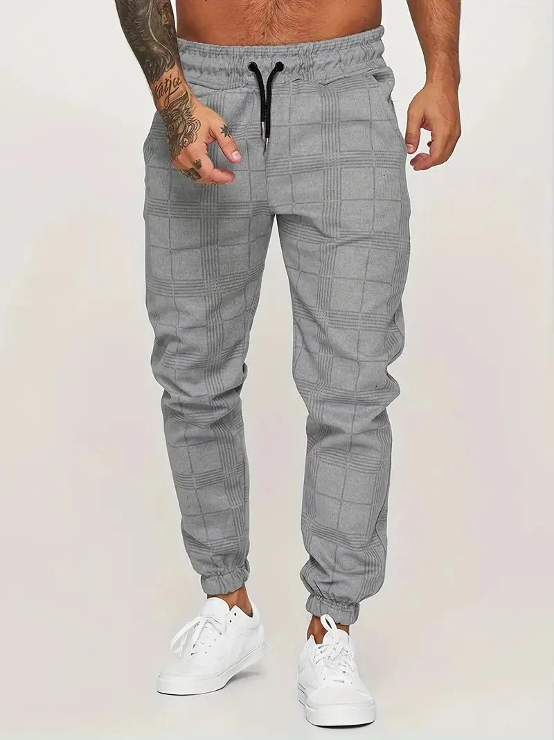 Olivier – Retro-Karo Joggingbroek voor Heren