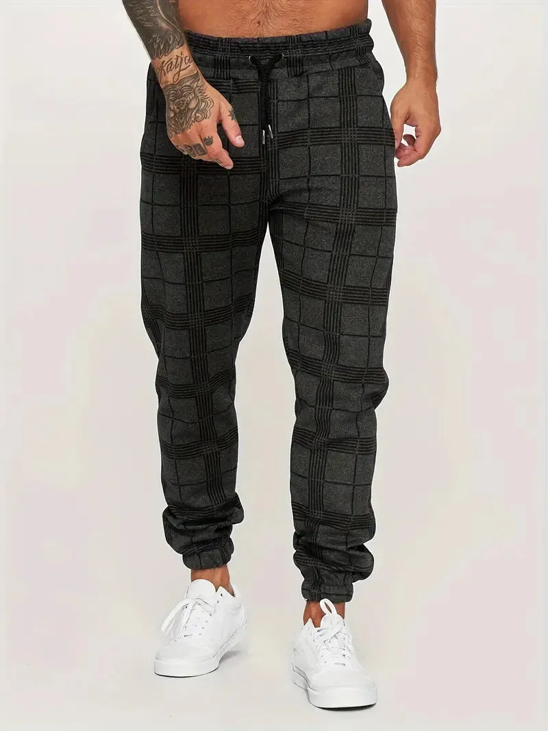 Olivier – Retro-Karo Joggingbroek voor Heren