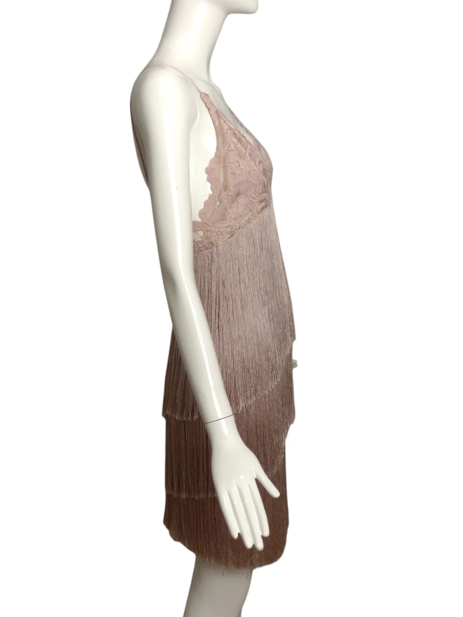 OLVI'S- NWT Lilac Fringe Slip Dress, Size 6