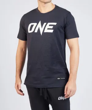 ONE Denim Blue Logo T-Shirt