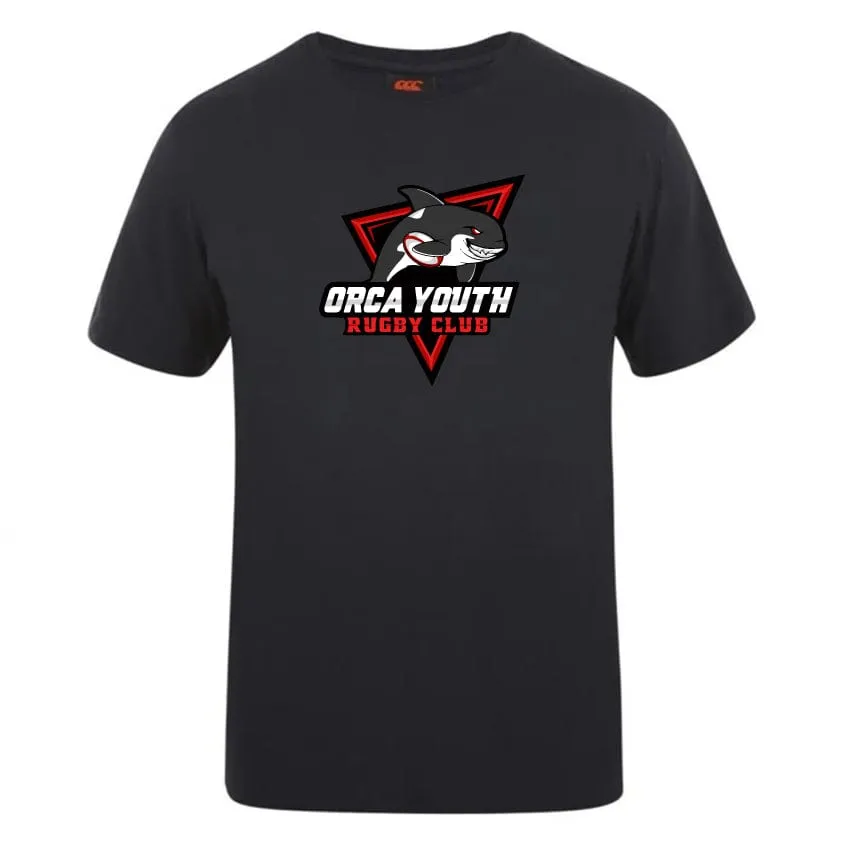 Orca Youth Club Plain Tee by Canterbury