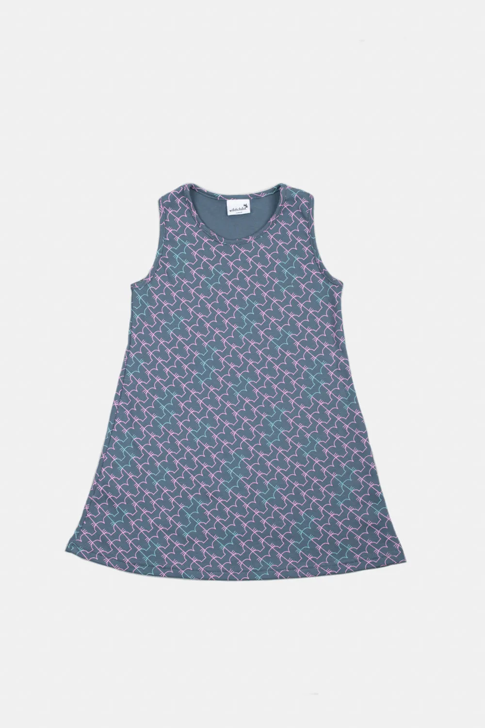 Organic Cotton Muscle Back Tunic Dress